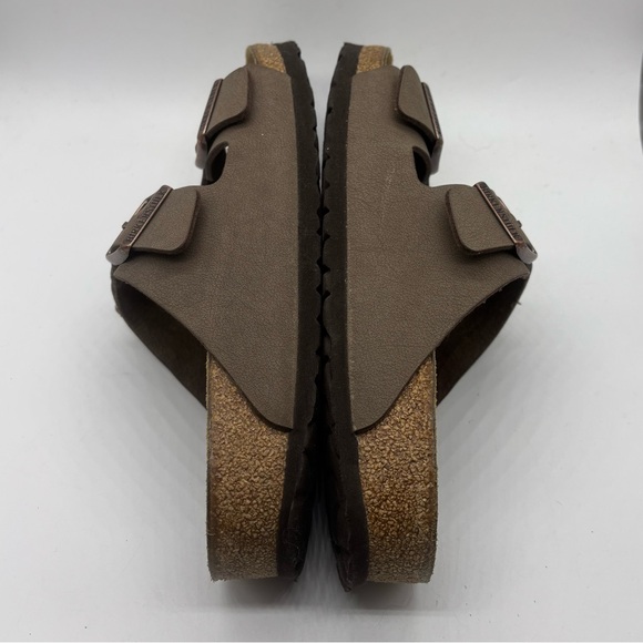 Birkenstock Arizona 2 Strap Sandal Beige Sz 42 Women’s 11 Men’s 9 Narrow Width - Picture 6 of 8